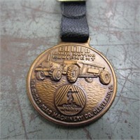 Old Construction related pocket watch fob.