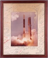 ISEE 3 SUN EARTH EXPLORER AUTOGRAPHED POSTER
