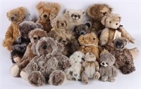 COLLECTIBLE ASSORTED MOHAIR TEDDY BEARS - (15)