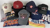 Houston Astros Hats and Shirts