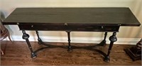 Henredon Townley Console Table with Folding Top