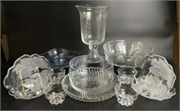 Crystal and Glass Serving Pieces in Original Boxes