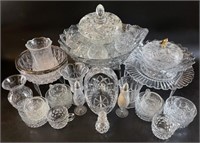 Selection of Crystal & Brilliant Cut Glass