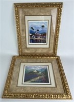 Pauker and Perez Framed Prints in Ornate Frames