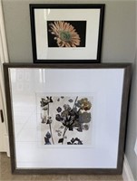 Framed Signed Floral Prints - 1 Numbered