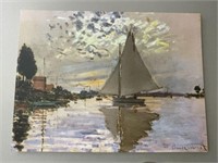 Large Reproduction of Claud Monet