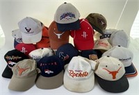 Selection of Sports Team Baseball Hats