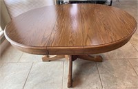 Jefferson Woodworking Dining Table with 1 Leaf