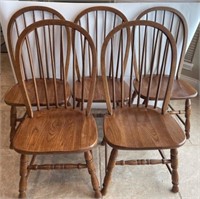 Tell City Bend Wood Dining Chairs
