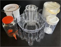 Glass and Plastic Beverage Servers and More