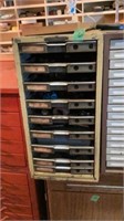 9 drawer organizer 11”x27” and contents