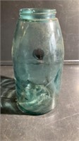Aqua ball mason jar