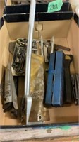 Assorted Allen wrenches, ball joint fork,