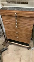 7 drawer Organizer wooden 24? by 18?by 43”