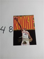 Rookie Jerry Stackhouse card