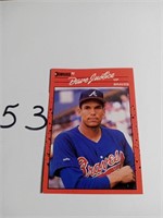 Donruss Dave Justice card