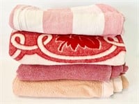 4 Vintage Blankets