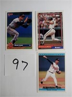 assortment of Braves Baseball cards