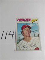 Ron Reed Phillies card