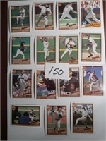 Assortment of Padres cards