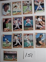 assortment of Orioles cards