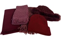 Red Scarves & Hats
