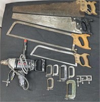 Saws, Clamps & 1/2" Craftsman Drill