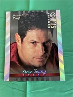 Rare Donruss Portrait Proof Steve Young