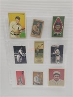 9 Pocket Sheet Ty Cobb Collectors Baseball Cards