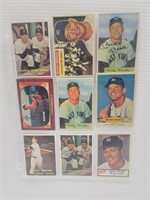 9 Pocket Sheet Mickey Mantle Baseball Cards