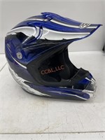 MX Blue Motocross/Motorcycle Helmet