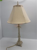 Ornate Metal Painted Table Lamp