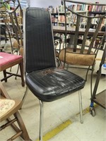 Vintage Vinyl & Chrome Chair