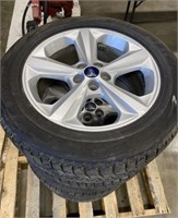 Qty (4) Ford Wheels & 235/60R18 Bridgestone Tires