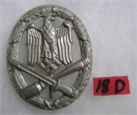 German general assault badge WWII style