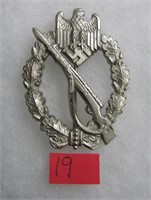 German Infantry assault badge silver color WWII st