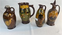 4 ROYAL DOULTON KINGSWARE JUGS AND DECANTER