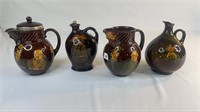 4 ROYAL DOULTON KINGSWARE JUGS