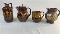 4 ROYAL DOULTON KINGSWARE JUGS