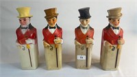 SET OF 4 JOHNNIE WALKER DECANTERS