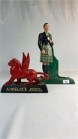 SCOTSMAN WHISKY ADVERTISING DISPLAY HOLDER &.