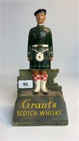 GRANTS WHISKY SCOTSMAN ADVERTISING DISPLAY 26CM