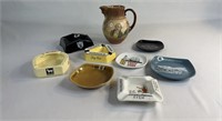 QTY OF WHISKY ADVERTISING ASH TRAYS INCLUDES
