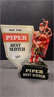 PIPER SCOTCH WHISKY ADVERTISING DISPLAY