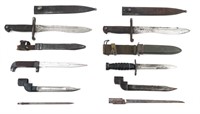 WWII - COLD WAR WORLD MILITARY BAYONET LOT OF 8