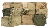 WWI - WWII US ARMY SHELTER HALF PUP TENTS
