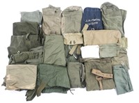 WWII - COLD WAR US OVERSEAS RUBBER & CANVAS BAGS