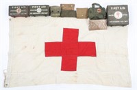 WWII US ARMY VEHICLE FIRST AID & SURGICAL KITS