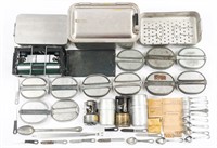 WWII US ARMY MEDICAL CORPS GAS STOVE & MESS KITS