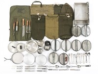 WWII US ARMY MOUNTAIN MESS KIT AND CUTLERY